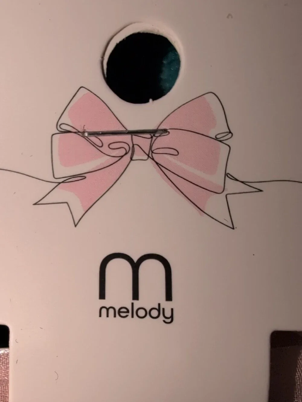 Melody Pink Pearl-Embellished Scrunchie (Set of 2)